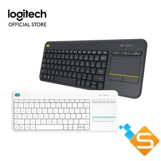 Bàn Phím Không Dây LOGITECH K400 Plus [Đen-Trắng]