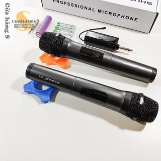 Micro Karaoke không dây bộ 2 cái SV8 chuyên dụng hát hay - BH 12 tháng