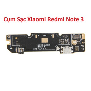 ✳️ Cụm Chân Sạc Xiaomi Redmi Note 3 Charger Port USB, Bo Main Sạc