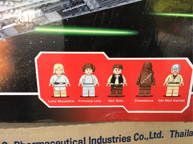 Mẫu mô Hình Lego LeLe 35002 Star War Falcon 3582