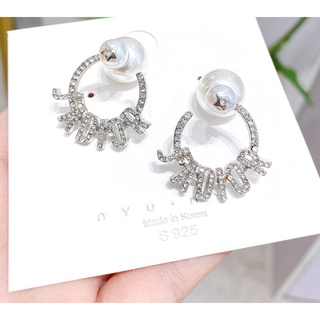 Khuyên tai tròn tina jadior kiểu lạ cá tính sang chảnh a032