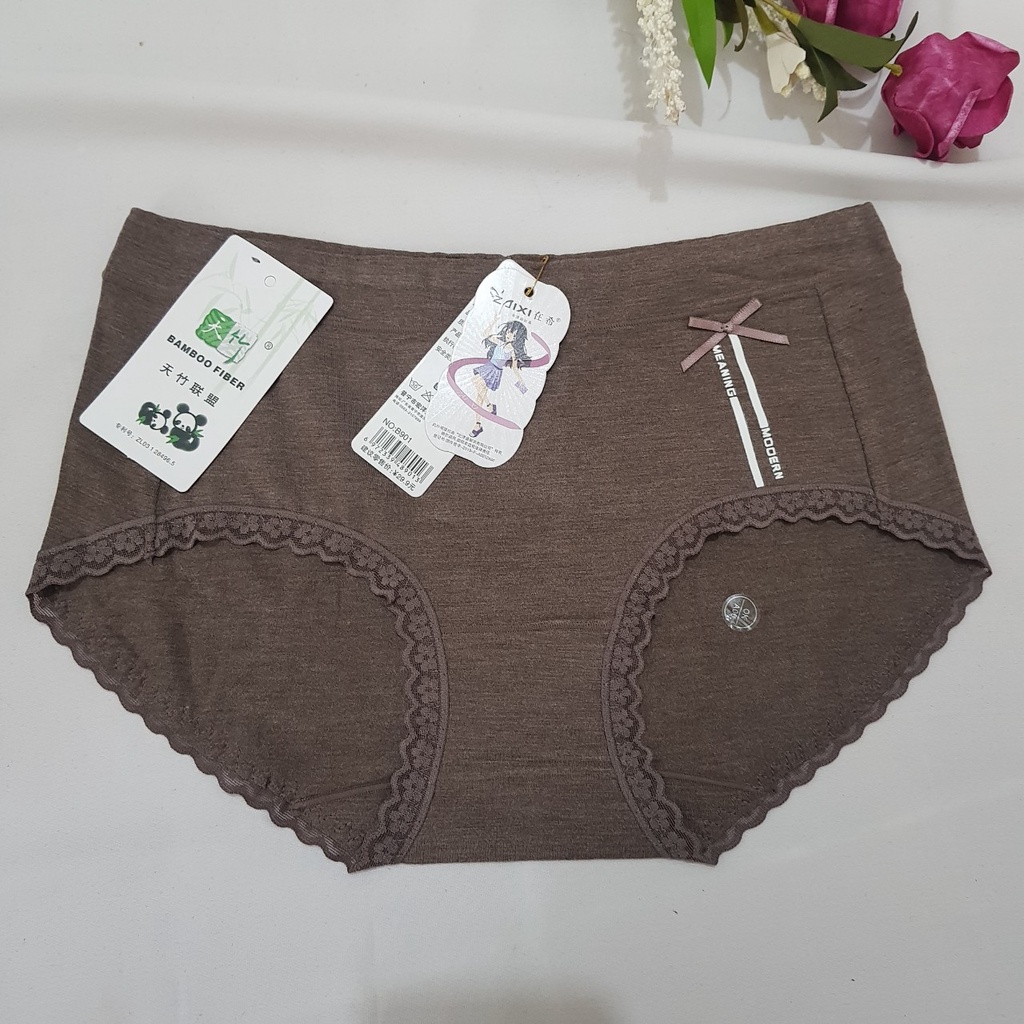 Quần lót nữ Cotton nơ sườn siêu xinh Zaixi 901