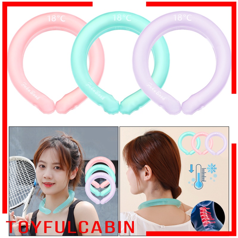 [Toyfulcabin] Khăn Quàng Cổ Làm Mát Dạng Ống Làm Mát Mùa Hè