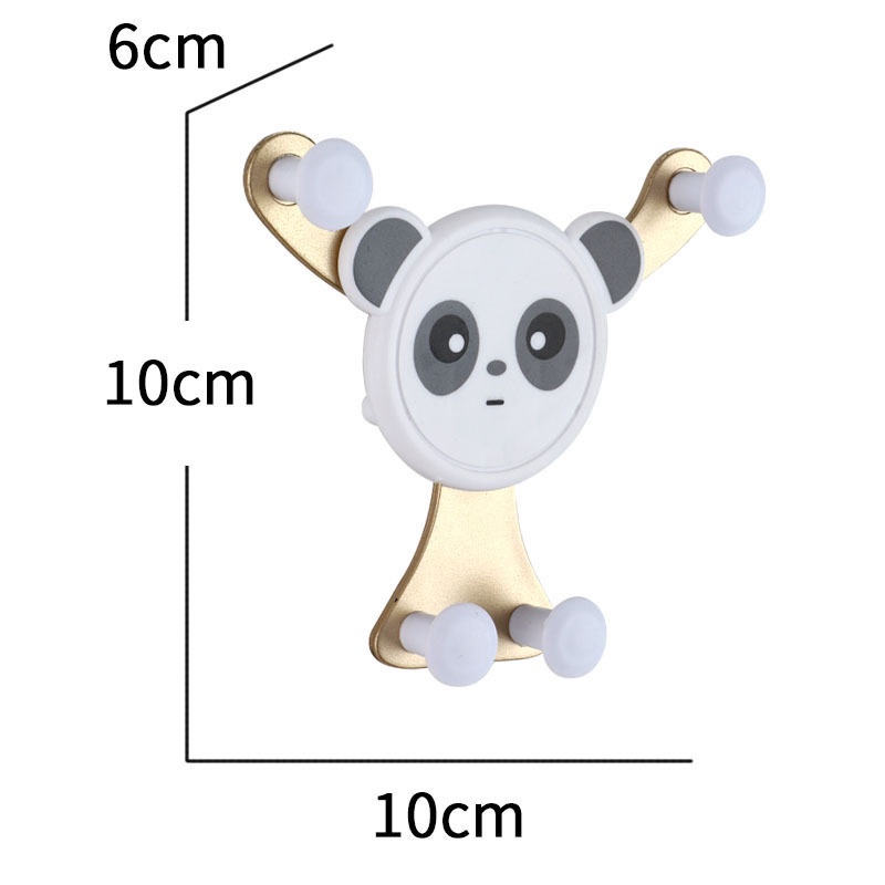 1 Giá Đỡ Điện Thoại Hình Chữ Y Dễ Thương Có Thể Điều Chỉnh Gắn Trên Xe Hơi