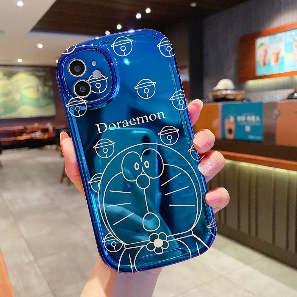 Ốp Điện Thoại In Hình Doraemon Cho iPhone X XR XsMax 11 12 13 14 pro max