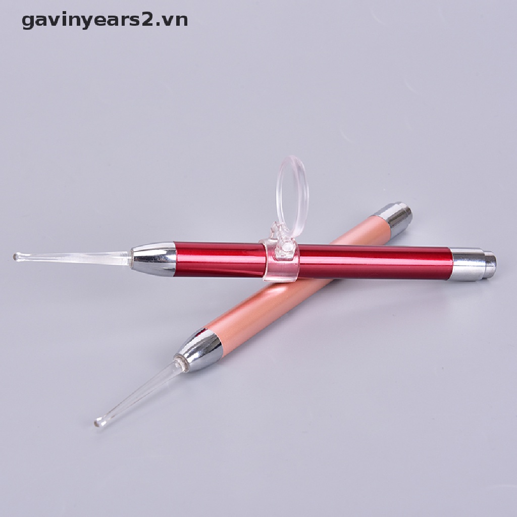 (Hàng Mới Về) Dụng Cụ Lấy Ráy Tai Có Đèn Pin Và Kính Lúp