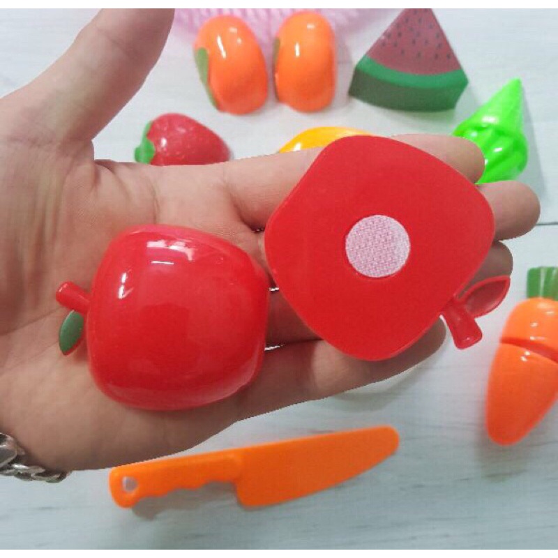 Rổ Đồ Chơi Cắt Trái Cây Cho Bé