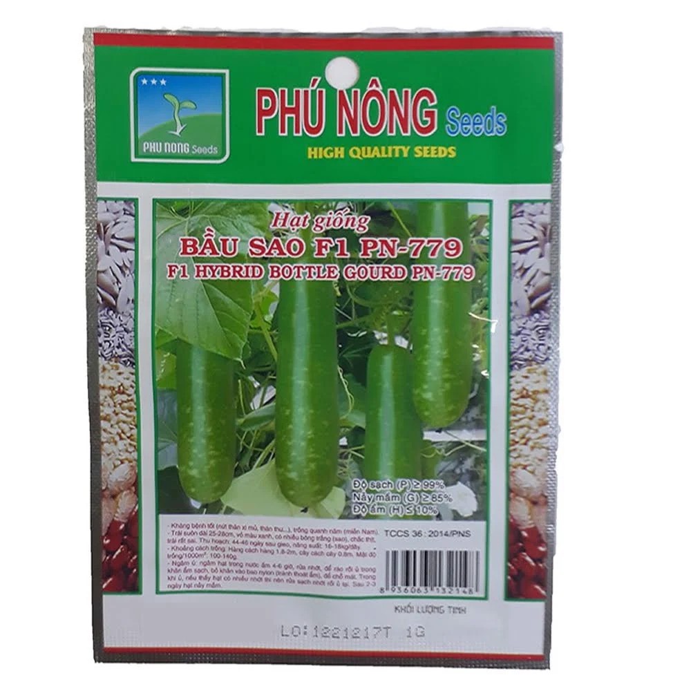 Hạt giống BẦU SAO F1 PN-779 1gr, hạt giống chắc khỏe, tỉ lệ nẩy mầm 98% (Vườn Sài Gòn - Vuon Sai Gon)