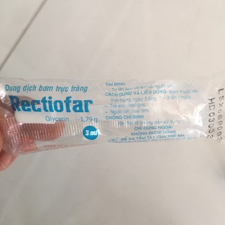 Dung Dịch Bơm Trực Tràng RECTIOFAR