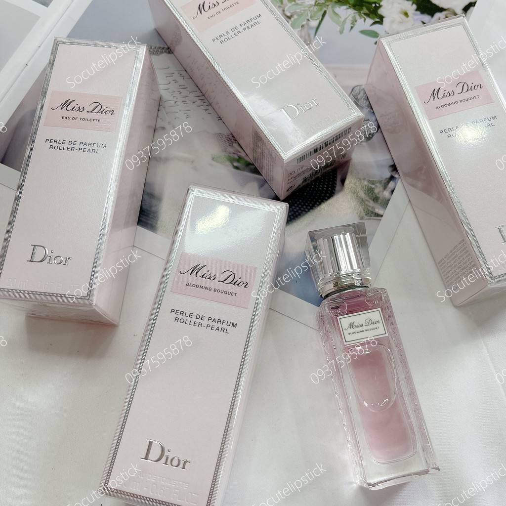 [BILL SEPHORA] Nước hoa Diior Roller Pearl hương Blooming Bouquet EDT 20ml