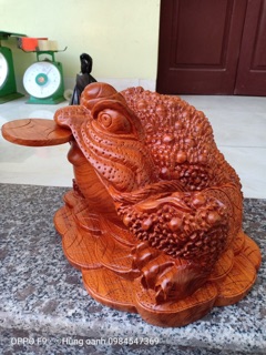 Cụ cóc gỗ hương kt 30/17/23