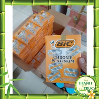 1 hộp dao lam bic loại 1, hộp 100 lưỡi dao dùng trong spa và vtm.