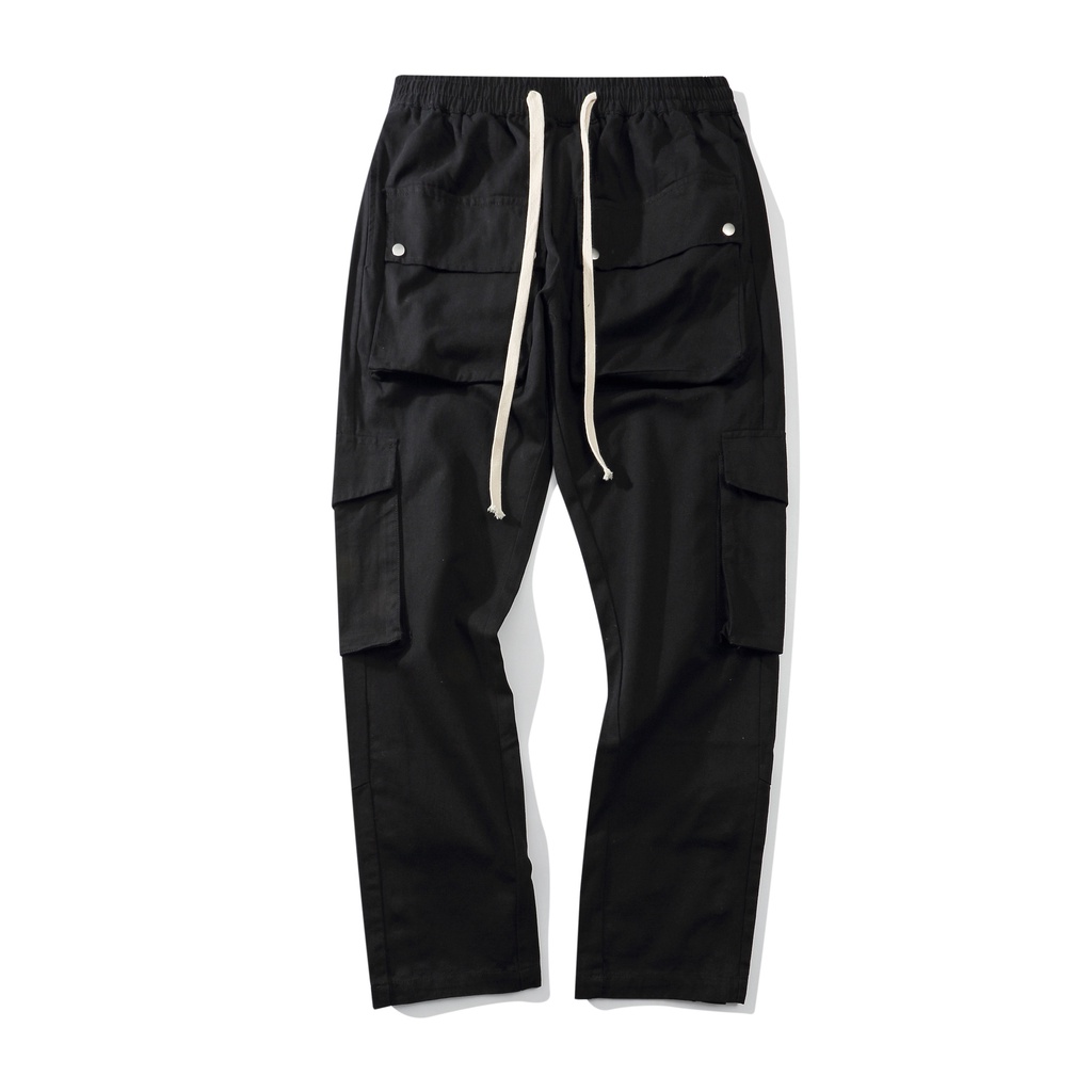 Quần Buttons Cargo Pants Jeanstúi hộp nam, 3 cúc bấm, Cargo Pants  ThugStreetWear