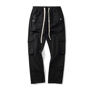 Quần Cargo Pants Black Cạp Chun
