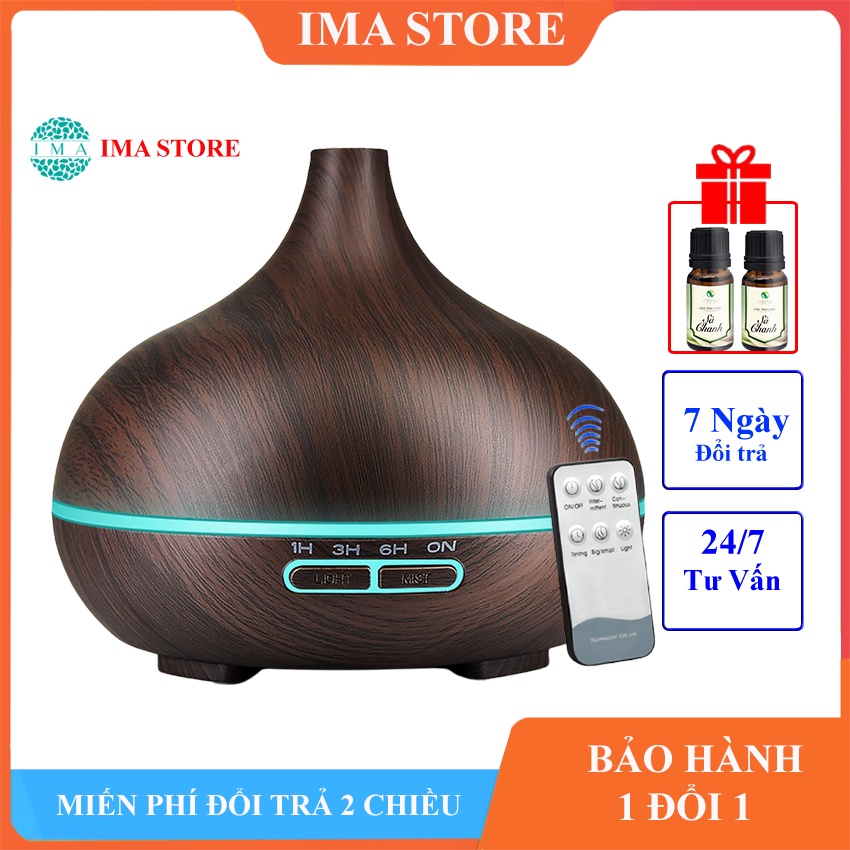 Máy Xông Tinh Dầu MKT15V Phun Sương Tạo Ẩm Khuếch Tán Tinh Dầu Dung Tích 550ml Tự Ngắt Khi Hết Nước Bù Ẩm Phòng Điều Hòa