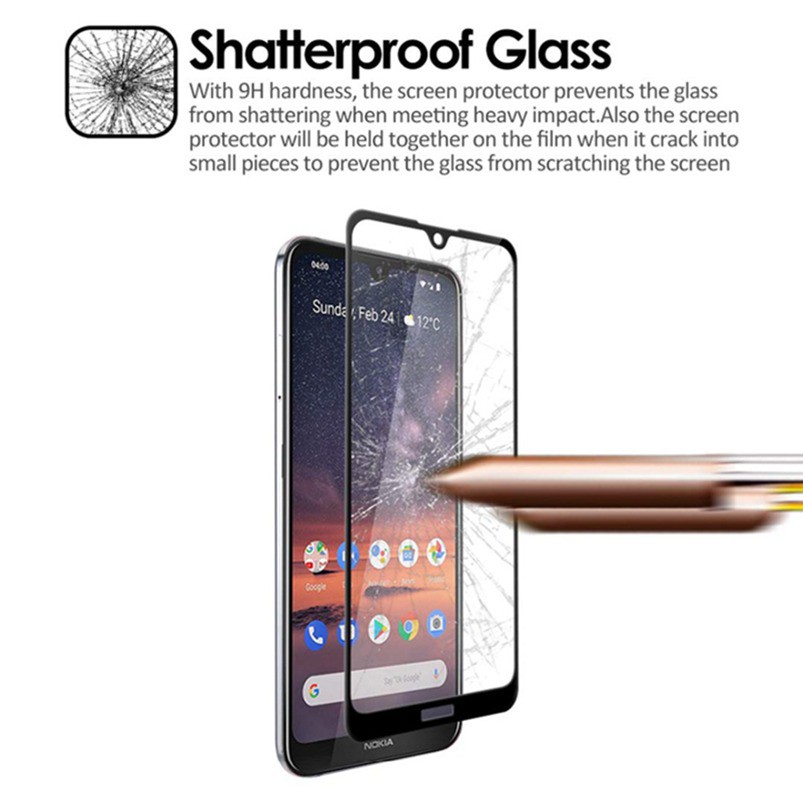 Kính Cường Lực Toàn Màn Hình Chuyên Dụng Cho Samsung Galaxy M10 M20 M30 A10 A20 A30 A40
