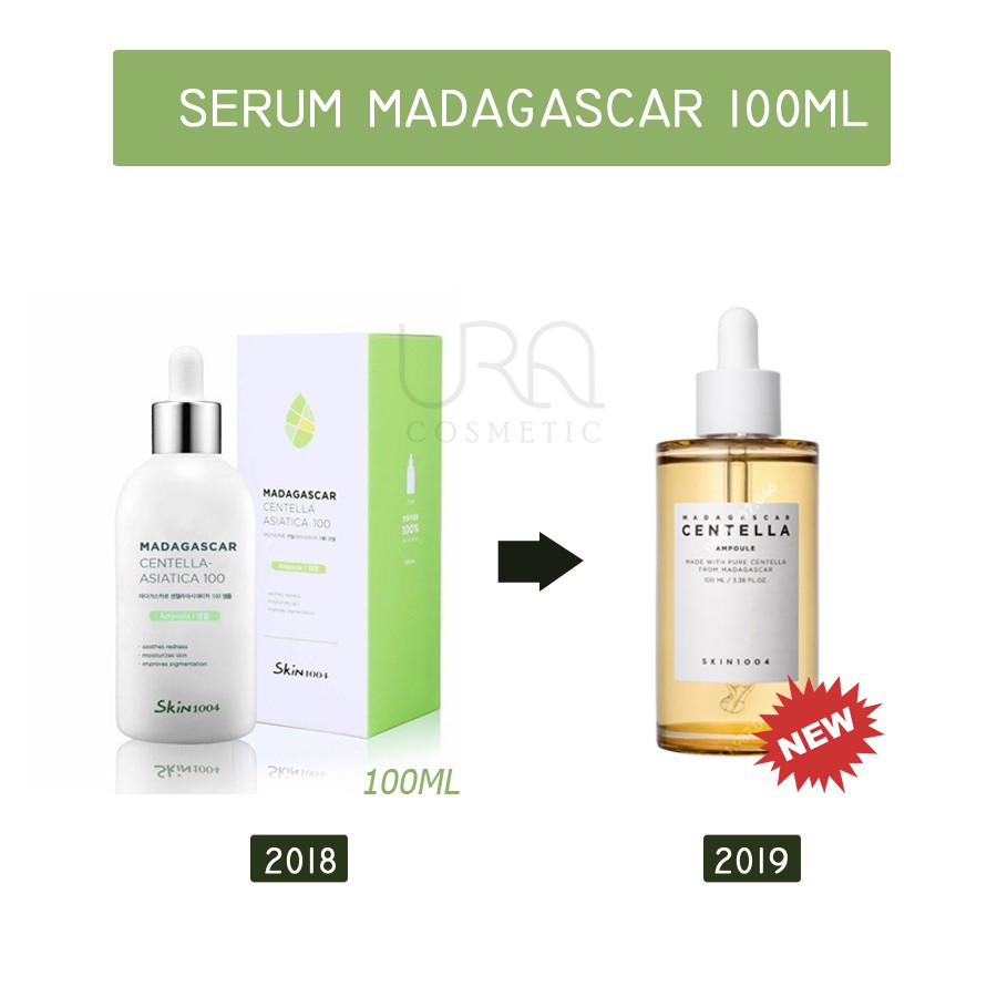 [Có hóa đơn] Tinh chất rau má Skin1004 Madagascar Centella Asiatica 100 Ampoule