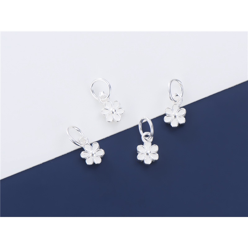 Mặt Dây Chuyền Bạc 925 Hình Hoa Nhỏ Xinh Xắn