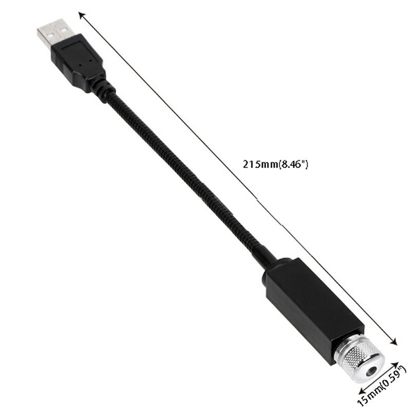 Đèn Led Usb Chiếu Hình Bầu Trời Đầy Sao Trang Trí Nội Thất Xe Hơi