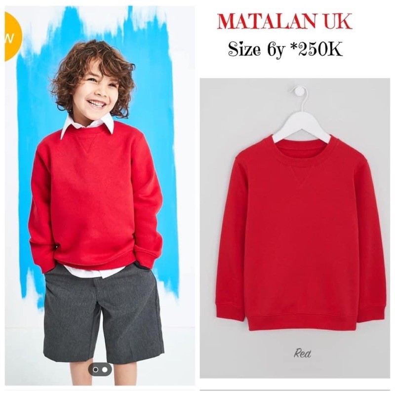 áo nỉ bé trai Matalan Uk ( 6y)