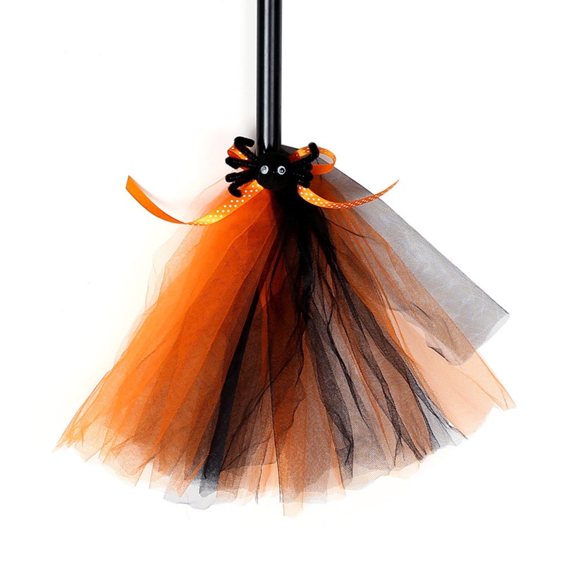 Set Nón Phù Thủy Và Chổi Phù Thủy Trang Trí Halloween