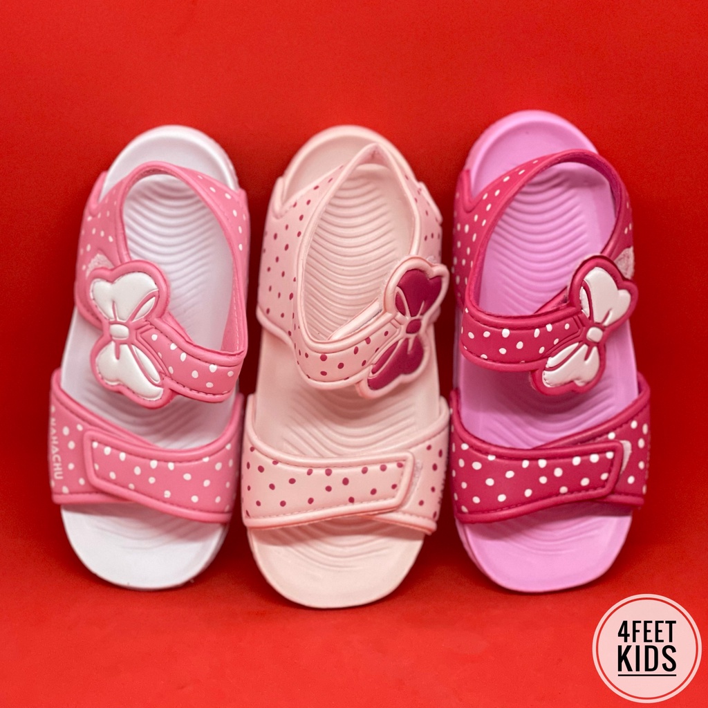 Giày Sandal xốp quai dán Mickey 6 màu phiên bản 2022 siêu đáng yêu cho bé gái 1-5 tuổi nhẹ, mềm và chống trơn trượt