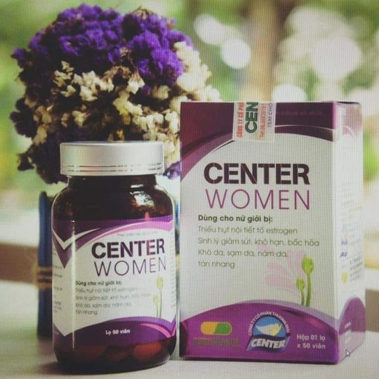 Center Women – Hỗ trợ Giảm nám da, ngăn ngừa lão hóa, tăng sinh lý Nữ (Hộp 50 viên)