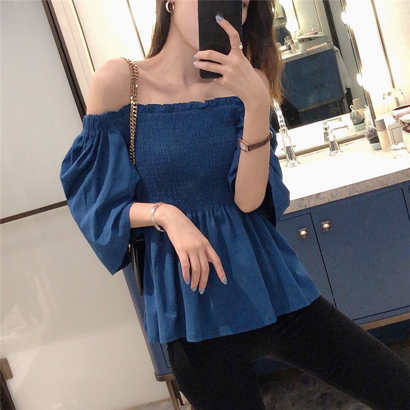 Áo Kiểu Cổ Vuông Tay Phồng Thời Trang Mùa Hè Cho Nữ | BigBuy360 - bigbuy360.vn