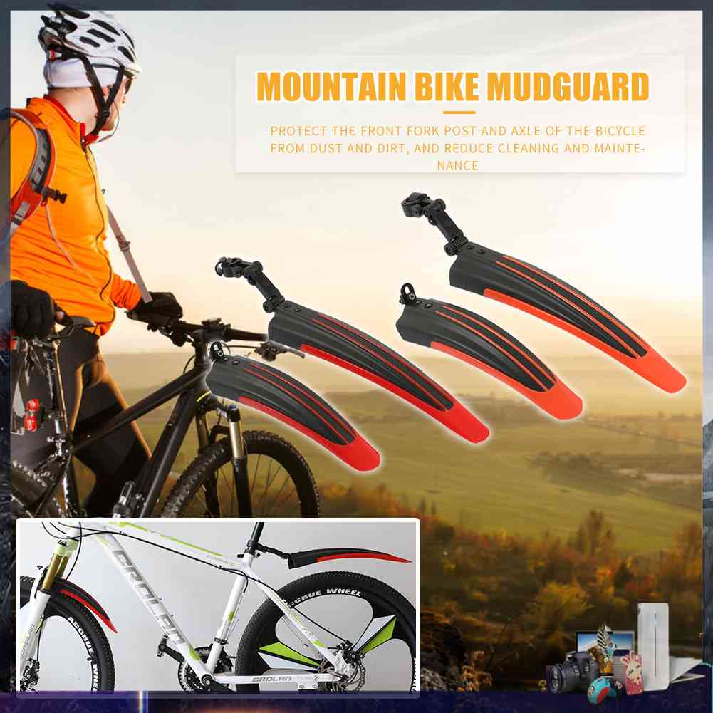 FENDER 2 Dè Chắn Bùn Trước Và Sau Cho Xe Đạp MTB 20-26 inch