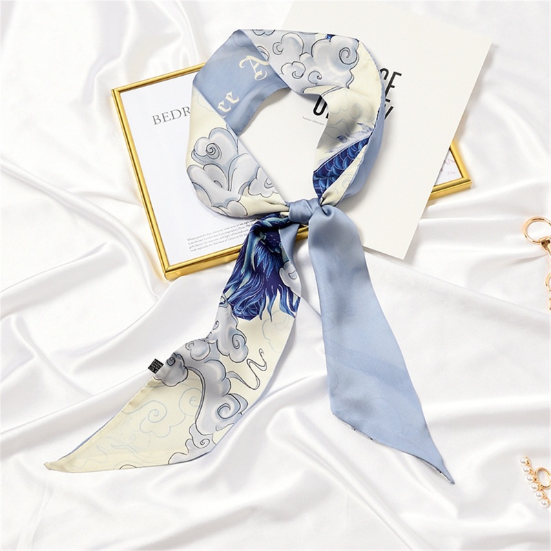 Khăn Quàng Cổ Bằng Vải Satin Phong Cách Trung Hoa