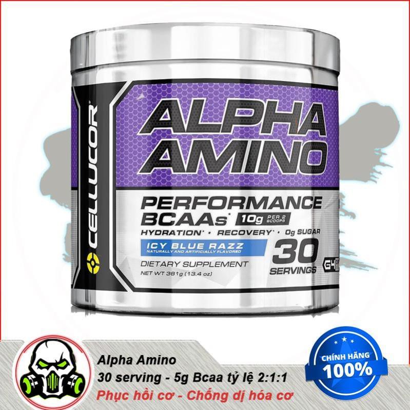 [FreeShip] Chống Dị Hóa Cơ Bắp Amino Axit Cellucor Alpha Amino 30 lần dùng.