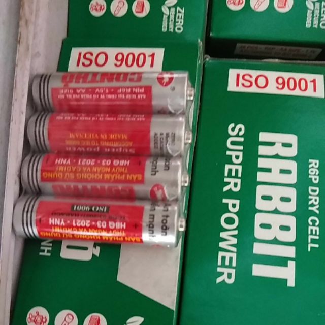 Vỉ 4 pin hàng chính hãng (2A, 3A)