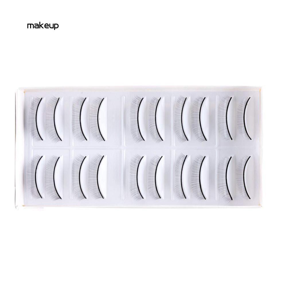 Set 10 Cặp Lông Mi Giả Bằng Sợi Nhân Tạo Tự Dính Tập Nối Mi Tiện Lợi