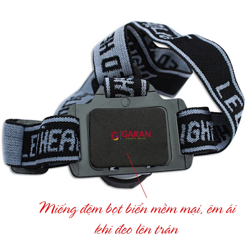 Đèn Pin Đội Đầu Giá Rẻ L7 9 Bóng Led 4 Chế Độ Sáng Dùng Đi Cắm Trại, Soi Nhái, Đạp Xe, Câu Cá