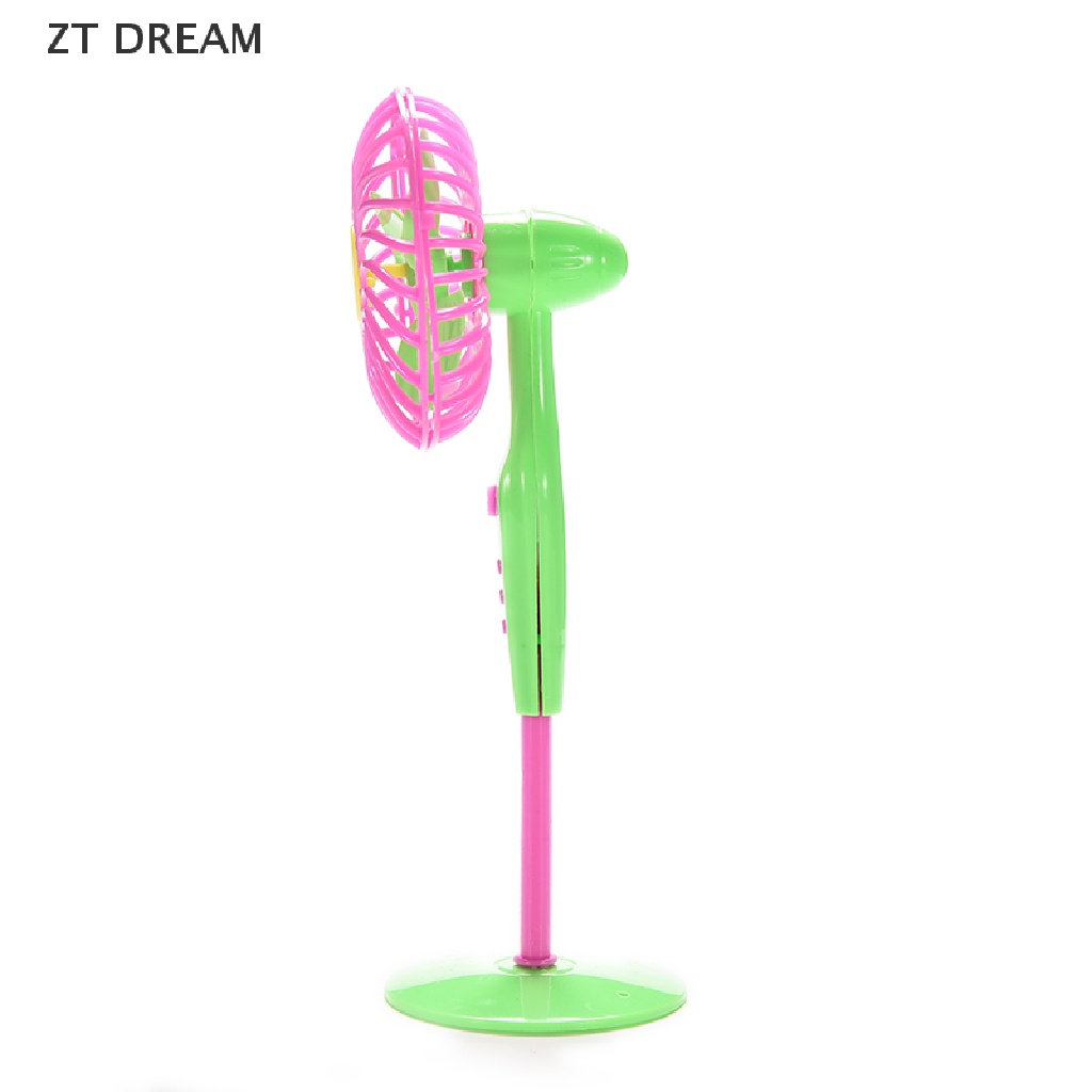 ZTD 1 X Mini Fan Toys for Barbies Kids Dollhouse Furniture Accessories Color Random 07