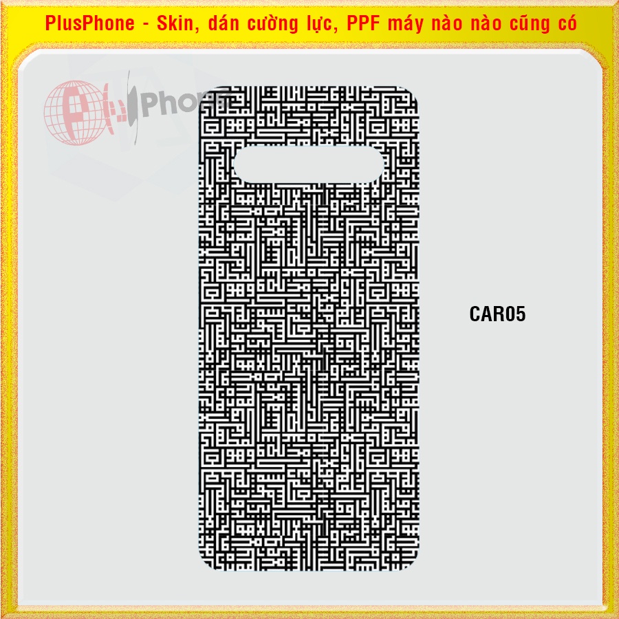 Dán Skin cho điện thoại LG V40, V50, V50s, V60 thinQ in mẫu caro