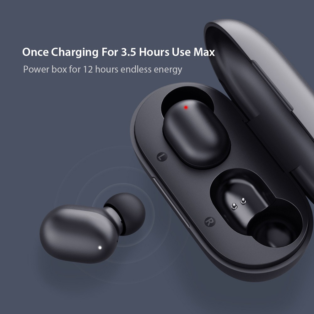 Tai nghe Bluetooth True Wireless - Haylou GT1 chống nước chuẩn IPX5, pin 12 giờ, nút cảm ứng, đàm thoại, chuyển bài nhạc