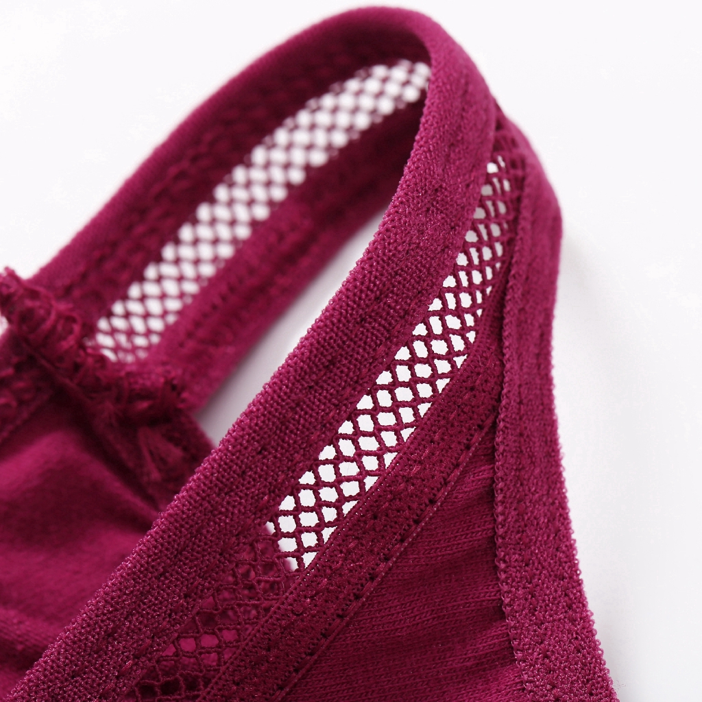 Quần lót TAKETALK vải cotton màu trơn cho nữ