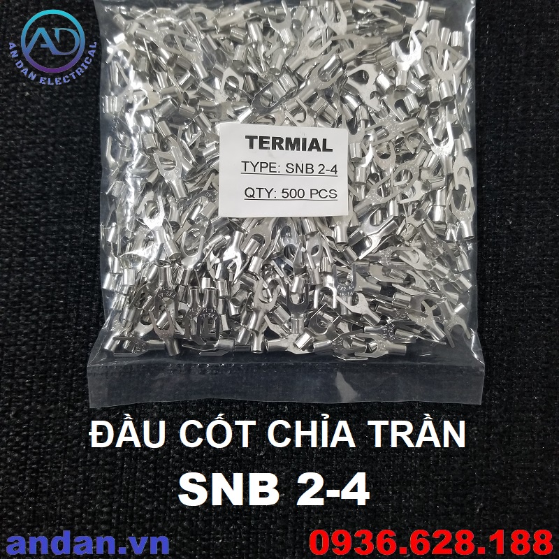 Đầu cốt chỉa trần SNB, Cos chữ Y 1.25-3 1.25-4 2-3 2-4 3.5-5 5.5-5, SNB1.25-3 SNB1.25-4 SNB2-3 SNB2-4 SNB3.5-5 SNB5.5-5
