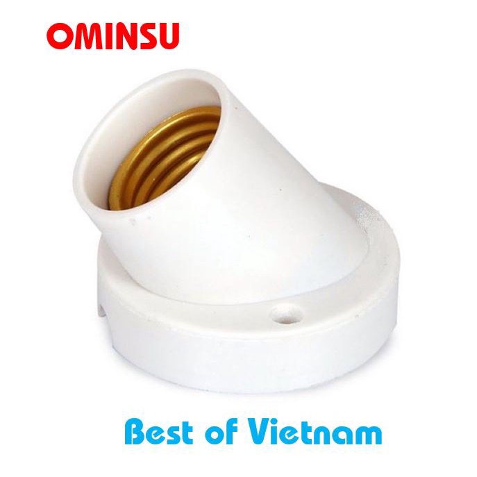 Combo 5 đui đèn xoáy vát, xoáy nghiêng thương hiệu Ominsu