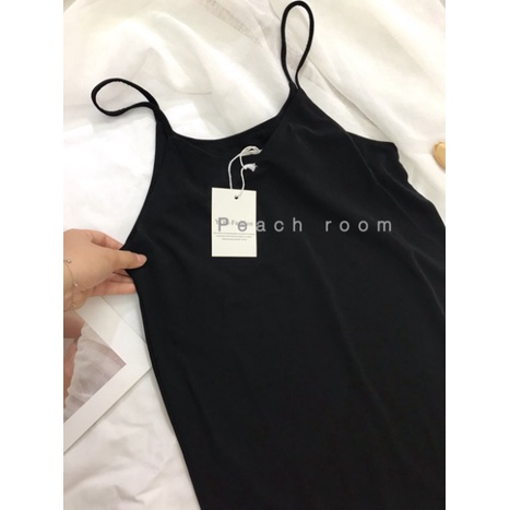 váy yếm hai dây dáng dài đầm suông đuôi cá phong cách Ulzzang màu đen hàng có size VY01 - SIÊU HOT .