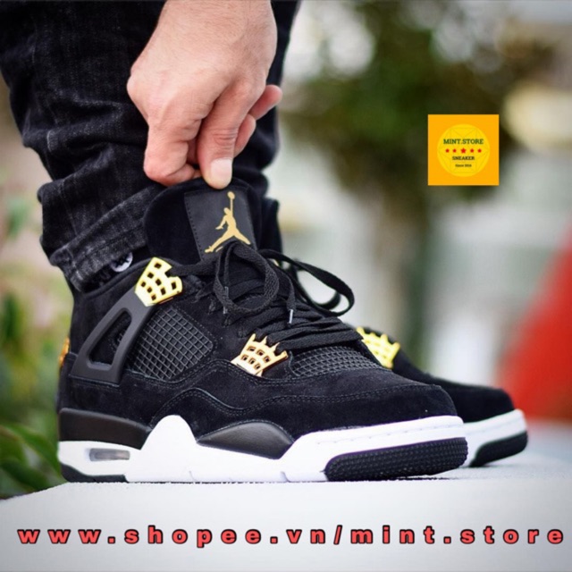 6/6 [Xả Kho] | Ảnh cận cảnh | Giày Sneaker Jordan 4 Royalty uy tin .