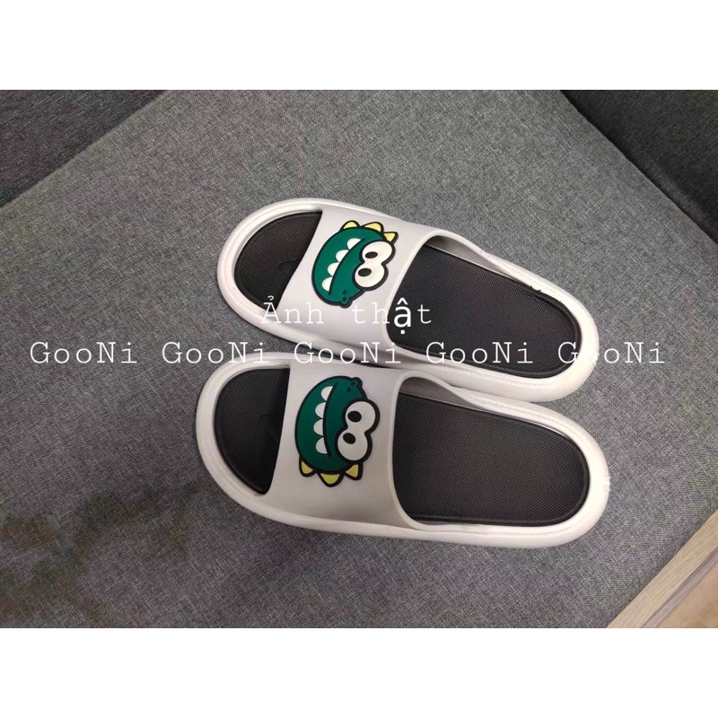 Dép Khủng Long Siêu Cute Dành Cho Cả Nam Và Nữ, Dép Quai Ngang Unisex Siêu Bền
