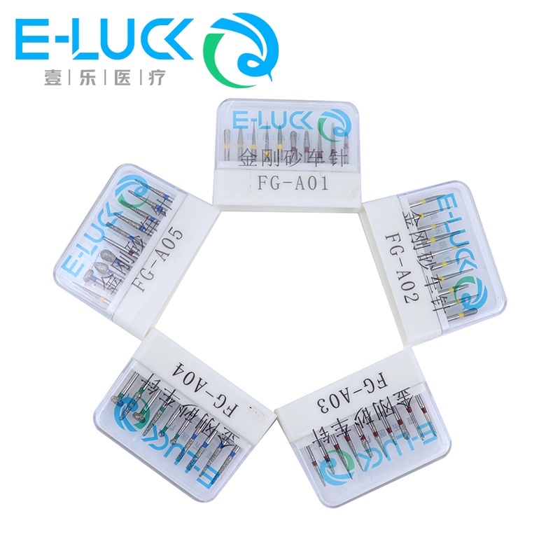 Set 10 Mũi Khoan Nha Khoa Tốc Độ Cao Chuyên Dụng