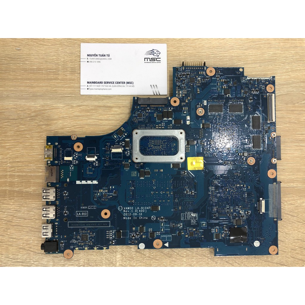 [VGA RỜI] Main Laptop Dell Inspiron 3521 Core i5-3337U LA-9104P VGA AMD Radeon HD 7670M