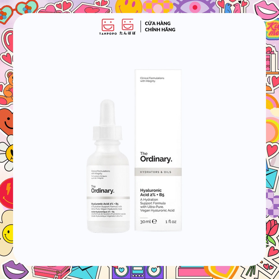 Serum The Ordinary Hyaluronic Acid 2% + B5 Tinh Chất Phục Hồi Và Dưỡng Ẩm Sâu
