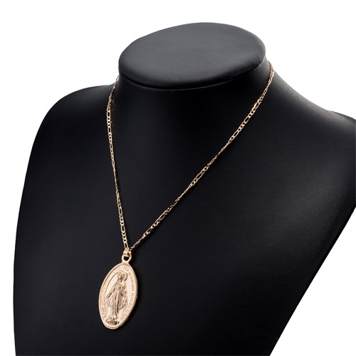 Dây Chuyền Nhiều Lớp Mặt Đồng Xu Thời Trang Unisex