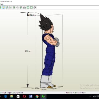 Mô hình giấy anime[Dragonball Z] VEGETA