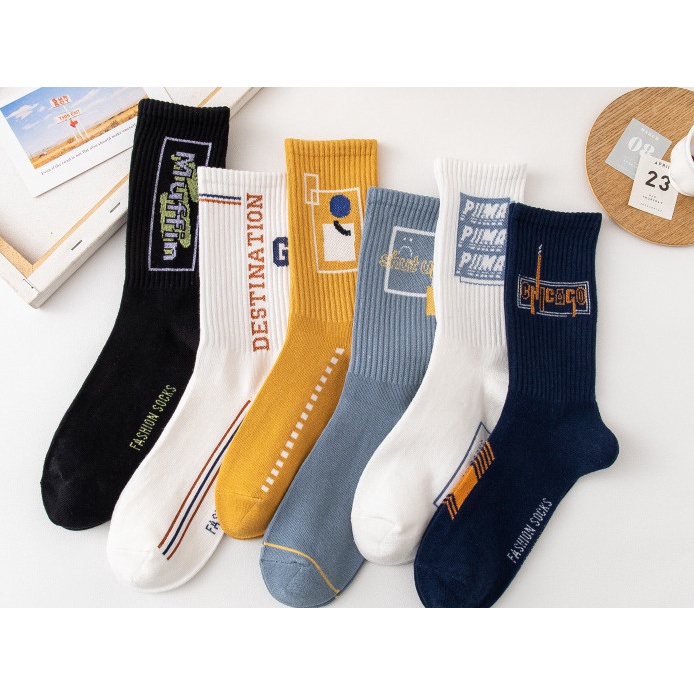 Vớ Tất thể thao cao cổ Nam Nữ phong cách trẻ trung và năng động.