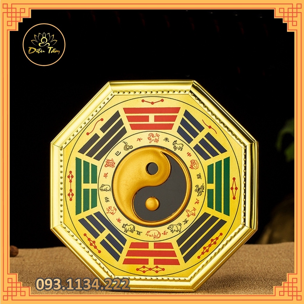 Gương bát quái âm dương xua đuổi tà ma